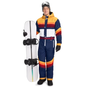 Combinaison de ski personnalisée, chaude, coupe-vent, imperméable, pour sports d'hiver, ski, snowboard - Product Image 2