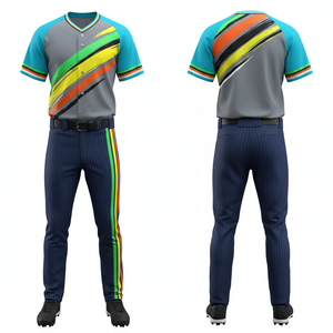 Uniforme de baseball personnalisé de haute qualité 2026, sublimation, maille légère, vêtements d'équipe en gros - Product Image 6