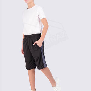 Short de basket-ball en maille de polyester pour hommes, avec logo personnalisé, vêtements de sport respirants de grande taille à bas prix - Product Image 4
