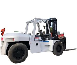 good condition used cheap for sale 10ton tcm forklift fd100z8 originally made in japan in shanghai - Product Image 1