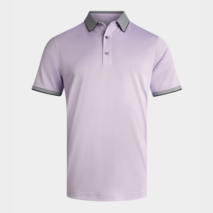 Camisetas de polo de golf de alta calidad para hombre, personalizadas disponibles opciones de color, diseño de cuello en contraste para un aspecto moderno de productos de golf - Product Image 1