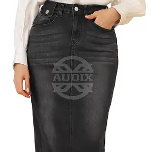 Premium High Quality Skirt for Women Denim Mini Skirt Stretch Casual Cute Denim Pencil Skirt