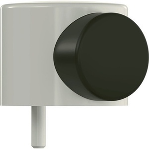 HEWI Pare-vent de sol en plastique blanc pur 615 99 52mm avec butée de porte de 42,5mm de hauteur et fixation par cheville - Product Image 1