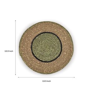 2025ตารางภาษีออกแบบใหม่เสื่อปูโต๊ะอาหารธรรมชาติแผ่นรองจานผ้าทอรอบเป็นมิตรต่อสิ่งแวดล้อม - Product Image 5