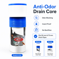 Bouchon de vidange en plastique pour tuyaux de 2 et 3 pouces, anti-odeur, anti-colmatage, anti-insectes, drainage rapide, pour lave-linge, évier, salle de bain