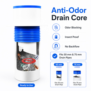 <span class=keywords><strong>Bouchon</strong></span> de vidange en plastique pour tuyaux de 2 et 3 pouces, anti-odeur, anti-colmatage, anti-insectes, drainage rapide, pour <span class=keywords><strong>lave</strong></span>-<span class=keywords><strong>linge</strong></span>, évier, salle de bain - Product Image 3