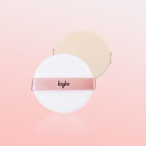 Kibo Intensive Air Puff (Lot de 5) Outil de maquillage avec motif triangulaire en coton Ruby Cell pour le maquillage du visage, emballé en boîte - Product Image 1