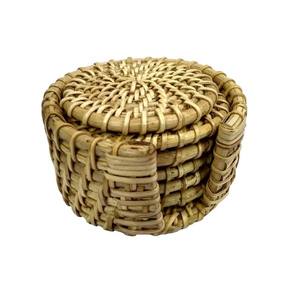 Decoración ratán mantel moderno diseño nuevo aspecto yute posavasos elegante para el hogar Hotel Mesa yute posavasos alta calidad de venta - Product Image 6