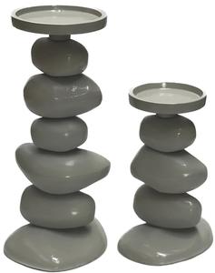 Portavelas Rústicos de Metal con Texturas y Patrones Audaces, Perfectos para Hogares y Refugios de Estilo Campestre - Product Image 2