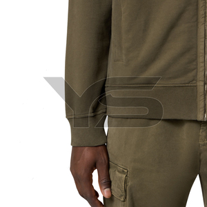 Sudadera con Capucha de Forro Polar y Algodón con Cierre para Hombre, Diseño Cortavientos, Transpirable y de Secado Rápido, Sudadera Personalizada - Product Image 3