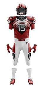 Uniformes de fútbol juvenil de alta calidad Ropa deportiva americana hecha a medida Técnicas impresas de manga corta Su propio diseño - Product Image 2