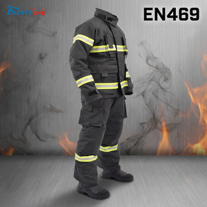 360 °   Combinaison de pompier résistante <span class=keywords><strong>à</strong></span> la chaleur radiante, tailles L <span class=keywords><strong>à</strong></span> XXXXXL, jaune, noir, bleu marine, combinaisons de lutte contre l'incendie, <span class=keywords><strong>réduction</strong></span> de 200 USD - Product Image 1