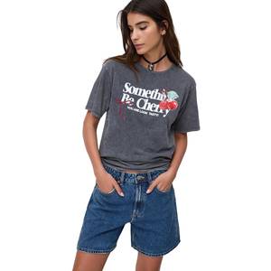 T-shirt ajusté pour femme, style décontracté, 100% coton, respirant et léger, tailles XS/XXS, longueur longue/courte pour l'été - Product Image 4