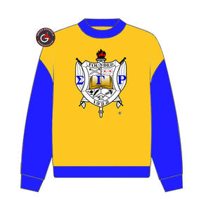 Sigma Gamma Rho Sorority bordado mujer cuello redondo sudadera | SGRho Sorority bordado señoras estilo personalizado cuello redondo - Product Image 5