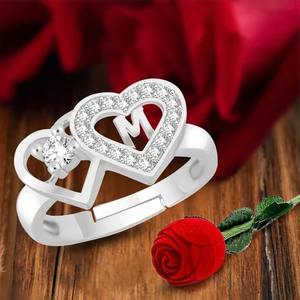 Anillo de Plata para Mujer de Calidad de Exportación, Diseño Clásico con Baño de Rodio para Aniversario o Boda, Disponible para la Venta - Product Image 4