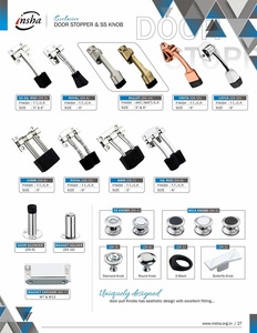 Best Quality Stainless Steel Designer Door & <b>Window</b> <b>Stopper</b> From India for Bathroom Hotel & Kitchen Use Supplied by the Supplier - Product Image 2