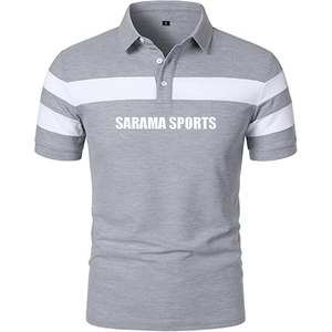 Venta al por mayor en blanco personalizado logotipo bordado Unisex verano liso alta calidad deporte negocios personalizado hombres polos - Product Image 1