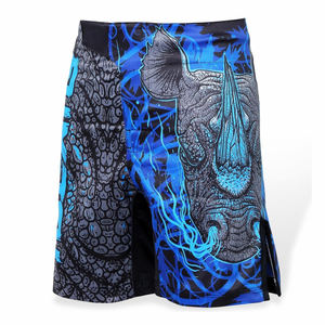 Pantalones Cortos de MMA Sublimados Personalizados para Hombre, Ropa de Lucha, Entrenamiento, Grappling, Boxeo, Kickboxing, Ropa Deportiva Ligera, Elástica y Lavada - Product Image 2