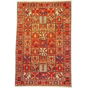 Alfombra persa Bakhtiar única de su tipo, 9'11 x 6'11 - Product Image 1
