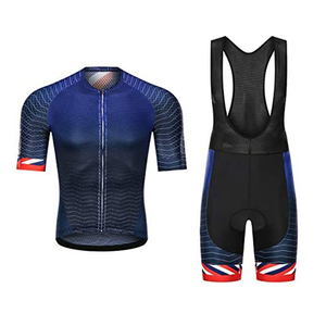 OEM Men's Quick Dry Cycling Uniform <b>Light</b> Weight Bicycle T-shirt Sublimation Print Cycling Uniform - Product Image 1