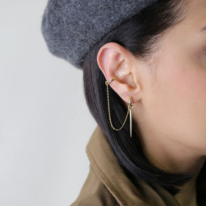 Stick Charm <b>Cartilage</b> <b>Earring</b> Wholesale Turkish Handmade Trendy Everyday 925 Sterling <b>Silver</b> Women Jewelry - Product Image 6