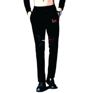 Pantalon en molleton pour hommes de haute qualité avec logo d'impression personnalisé pantalon de survêtement en tissu de coton décontracté et jogging unisexe - Product Image 1