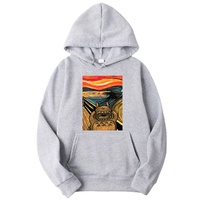 Sweat-shirts brodés d'hiver en coton 100% de haute qualité, design personnalisé, impression sérigraphique, pull-over pour homme, unisexe