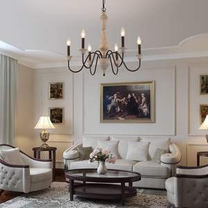 <b>Chandelier</b> Farmhouse Vintage Antique <b>Chandelier</b> Pendant <b>Light</b> Fixtures for <b>Kitchen</b> Island Dining Room Living Room - Product Image 5