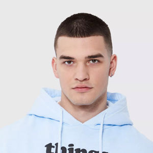 Sudadera con capucha para hombre al por mayor 100% poliéster 2025 estampado de manga larga básico, sudaderas con capucha para hombre de gran tamaño estampadas mezcladas de algodón - Product Image 2