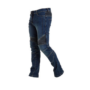 Jeans de motard pour homme D-Ride, protections homologuées CE, panneaux extensibles, tissu respirant à séchage rapide, OEM, taille plus, manches longues, toutes saisons - Product Image 1