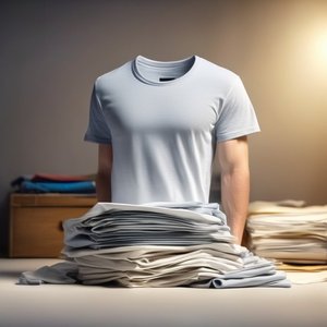 T-shirt pour homme à manches courtes en tricot solide de qualité supérieure 180g, design uni, écologique, vente en gros OEM/ODM en provenance du Bangladesh - Product Image 5