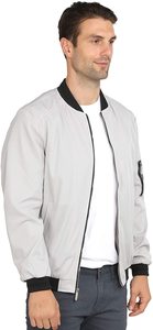 Mode pour hommes Veste bombardier de haute qualité Collection hiver Veste mince à col montant et logo personnalisable style baseball pour hommes - Product Image 5