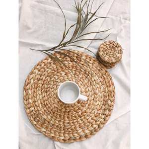 Manteles tradicionales de yute y cuerda con elementos rústicos de diseño antiguo disponibles a toda la tarifa de venta - Product Image 1