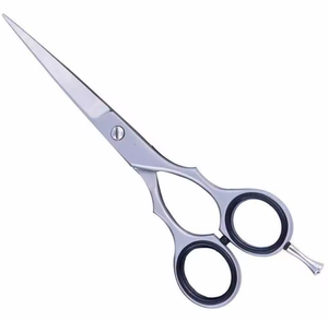 Tijeras de barbero de acero inoxidable, tijeras de corte de pelo, hoja afilada, maquinilla de afeitar, comodidad, descanso para los dedos, tijeras de corte de pelo - Product Image 1