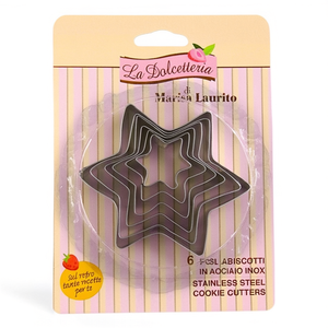 Formine Biscotti 6 piezas Stella, tamaños surtidos, LA DOLCETTERIA DI MARISA LAURITO Cromato 5035 - Product Image 3