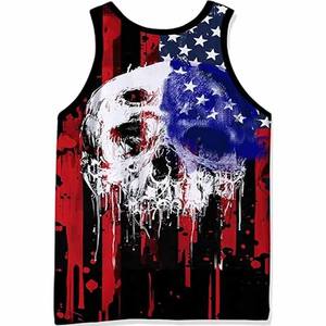 Chaleco deportivo para hombre para primavera y verano, Camiseta holgada transpirable de secado rápido, chaleco informal para correr al aire libre - Product Image 2