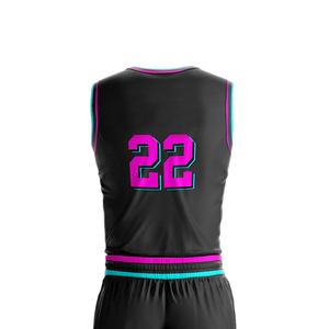 Vente en gros d'uniforme de basket-ball imprimé sur mesure Vêtements de sport respirants à séchage rapide de haute qualité sans manches de grande taille - Product Image 6