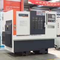 Tour CNC à lit incliné JORSEN TCK6340 à fonctionnement fluide, avec tourelle hydraulique simple à 12 stations en fonte HT300