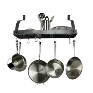 Estante de almacenamiento para ollas y sartenes, colgador de utensilios montado en la pared, organizador de cocina - Product Image 5