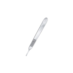 ด้ามจับมีดผ่าตัดขนาด125มม. 5 "แบบตรงไม่มี3แบบใช้ซ้ำได้สัญญาณเหล็กเยอรมันสิ้นสุดการจัดการ - Product Image 3