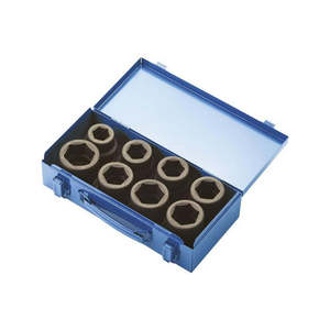 "Chrome-Plated Deep Socket <b>Set</b> for DIY Repair Customizable OEM Support Hex & <b>Square</b> Sockets CR-MO Material" - Product Image 1
