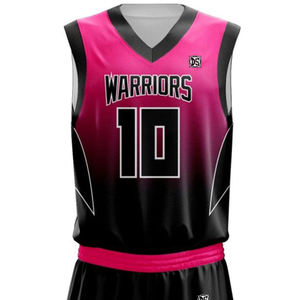 Ensembles d'uniformes de basket-ball d'été unisexes de haute qualité, nouvelle arrivée, design sans manches, respirant, impression par sublimation, 100% polyester - Product Image 4