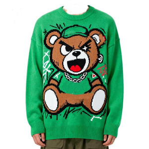 Knitted <b>Sweater</b> Warm Soft Comfortable Casual Winter Pullover Custom Logo Available <b>Men</b> Women Fashion Long Sleeve Cozy Everyday - Product Image 3