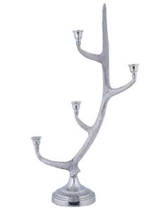 เชิงเทียนอลูมิเนียมที่สง่างามร่วมสมัยสำหรับเทศกาลคริสต์มาสอีสเตอร์ที่มีสไตล์โต๊ะสำหรับรับประทานอาหารของตกแต่งบ้าน - Product Image 4