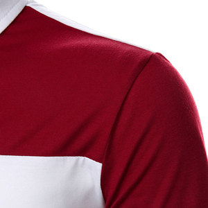 2025 nueva llegada informal de alta calidad para hombres para Polo tela de punto transpirable con diseño de patrón sólido - Product Image 5