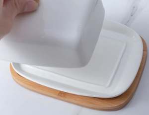 Plato de Metal para servir Mantequilla de diseño antiguo con cuchillo para mantequilla, caja de Color gris, diseño grabado, accesorios de mesa para restaurante - Product Image 5