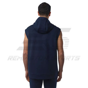 เสื้อฮู้ดสวมหัวน้ำหนักเบาสำหรับผู้ชายเสื้อมีฮู้ดแบบสวมหัวมีสไตล์ที่กำหนดเอง - Product Image 2