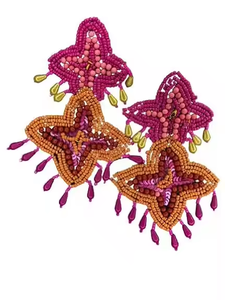 Embroidery <b>Earring</b> for Women and <b>Girls</b> Use Handmade High Quality Party Wear Embroidery <b>Earrings</b> Best Manufacturer - Product Image 2