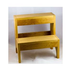 Tabouret d'escalier en bois dur durable avec base renforcée, parfait pour les étagères de garde-manger, l'accès aux placards et les tâches ménagères - Product Image 3