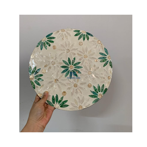 Hot Design <b>Round</b> Boho Mother of Pearl <b>Placemat</b> Sea Shell Wedding Charger Tablemat Stylish Dining Decorative Mats & Pads - Product Image 4